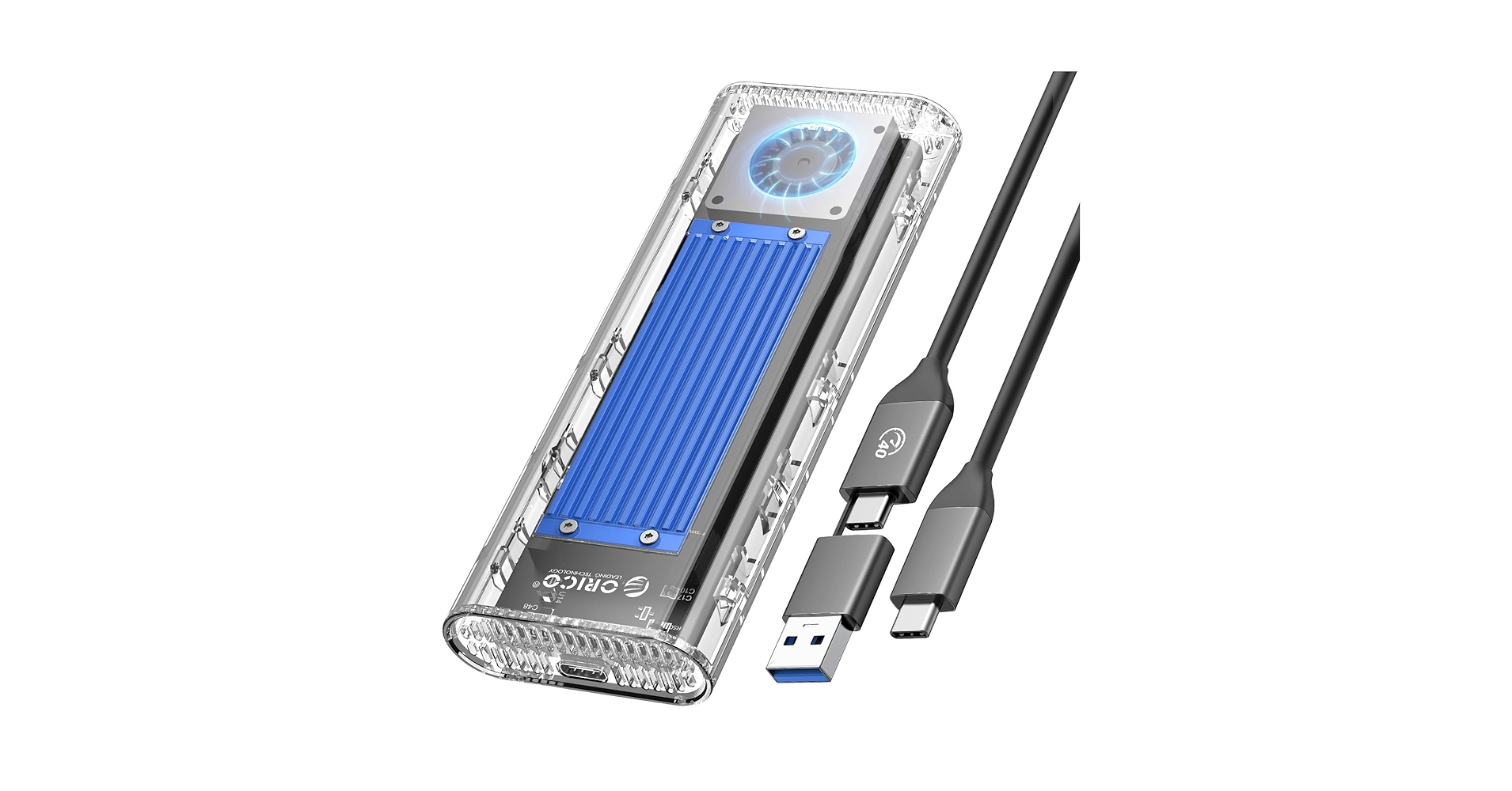 ORICO Thunderbolt3 NVME M.2 SSDケース40Ghps 71gudu1+ZdL.jpg_BO30,255,255,